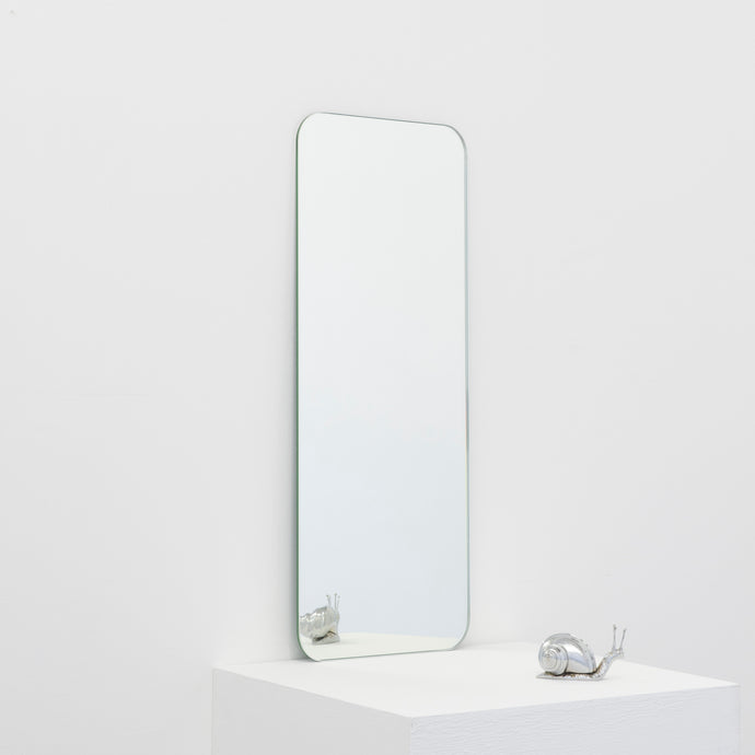 Quadris™ Rectangular shaped Minimalist Frameless Customisable Mirror