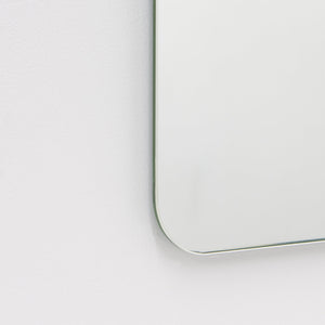 Quadris™ Bronze Tinted Rectangular shaped Contemporary Frameless Mirror