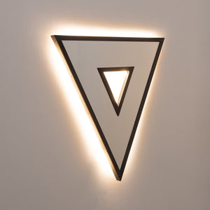 NEW Original Contemporary Donut™ Triangular Mirror Back Illuminated