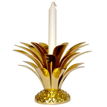 Handmade Cast Brass Pineapple Candle Holder