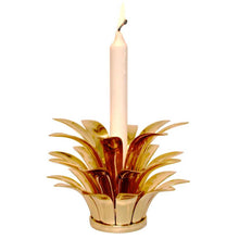 Handmade Stackable Cast Brass Pineapple Candle Holder