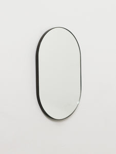 Bespoke Capsula Mirror With Black Frame - 97x48cm