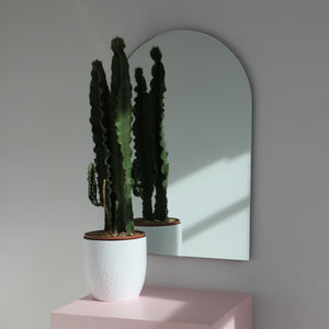 Arcus™ Arch shaped Minimalist Frameless Mirror - 4 hanging positions