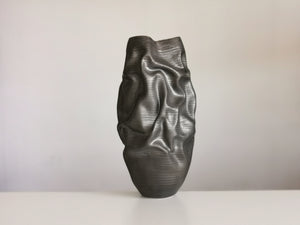 Pair of Unique Ceramic Sculptures Vessels 'Water Spirits' Objet d'Art