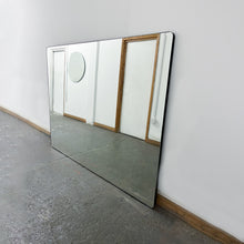 Oversized Quadris™ Handcrafted Rectangular Modern Mirror with a Black Frame, Customisable