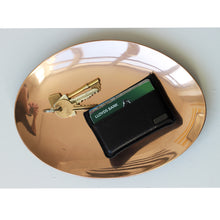 Handcrafted Polished Bronze Decorative Plate Vide-poche, Large