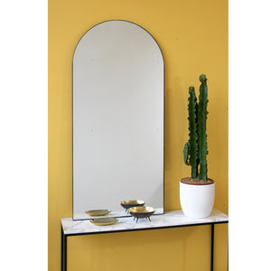 Arcus™ Arch shaped Modern Long Mirror Mirror with Brass Frame, Oversized