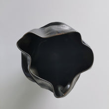 Unique Ceramic Sculpture Vessel Black Dehydrated Form N.57, Objet d'Art