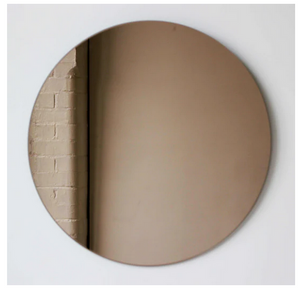 Set of 3 Bespoke Orbis™ Round Mirror Bronze Tint Frameless (1000 x 6mm)